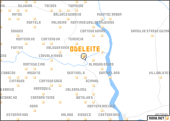 map of Odeleite