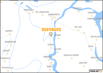 map of Odenburg