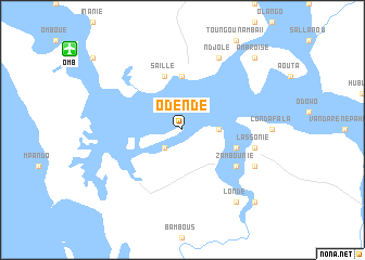 map of Odende