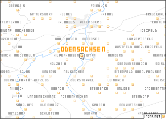 map of Odensachsen