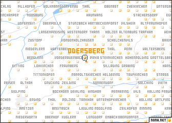 map of Ödersberg