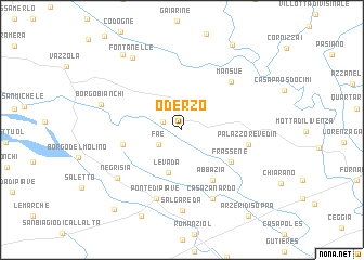 map of Oderzo