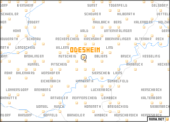 map of Odesheim