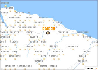 map of Odiaga