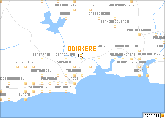 map of Odiáxere