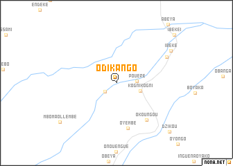 map of Odikango