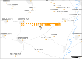 map of (( Odinnadtsatoye Oktyabr\