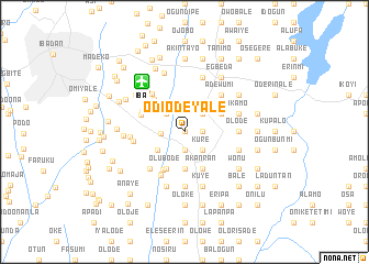 map of Odi Odeyale