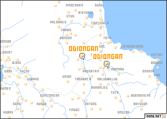 map of Odiongan