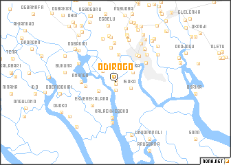 map of Odirogo