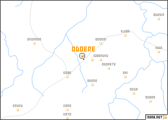 map of Odo Ere