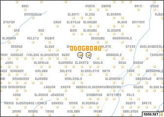 map of Odogbo