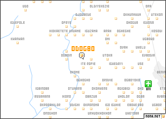 map of Odogbo