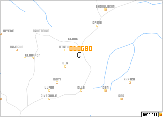 map of Odogbo