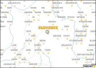 map of Odomiabra