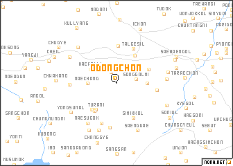 map of Odong-ch\