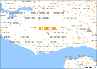 map of Odonggol