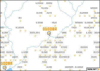 map of Odo Oba