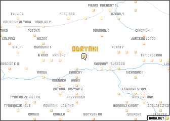 map of Odrynki