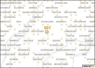 map of Ödt