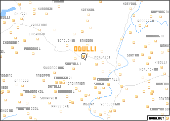 map of Ŏdul-li