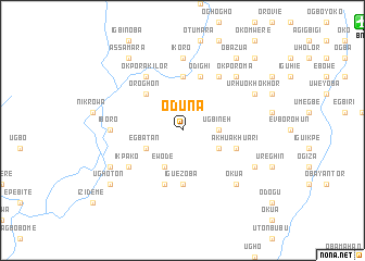 map of Oduna