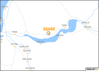 map of Odwar