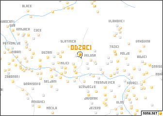 map of Odžaci