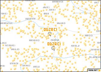 map of Odžaci