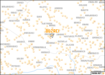 map of Odžaci