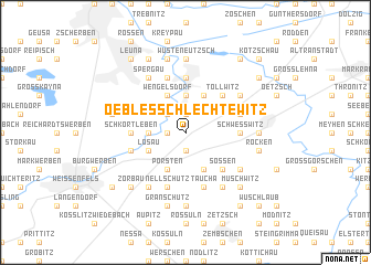 map of Oebles-Schlechtewitz