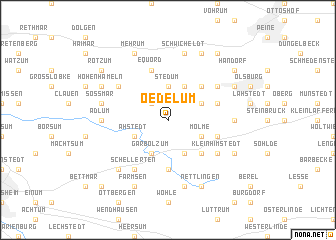 map of Oedelum
