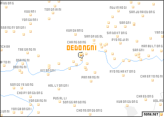 map of Oedong-ni