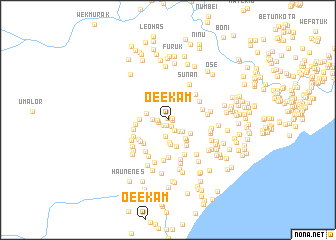 map of Oeekam