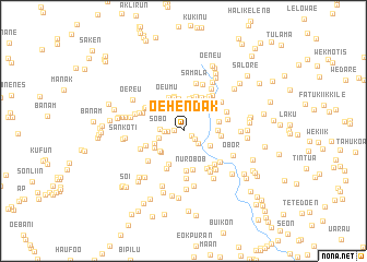 map of Oehendak