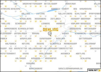 map of Oehling