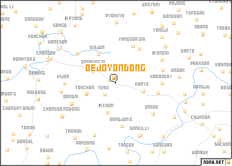 map of Oejoyŏn-dong