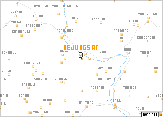 map of Oejungsan