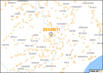 map of Oekabiti