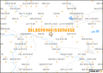 map of Oelber am weißen Wege