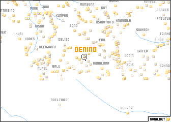 map of Oenino