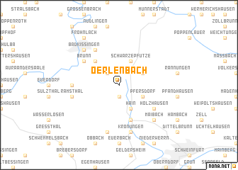 map of Oerlenbach