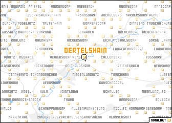 map of Oertelshain