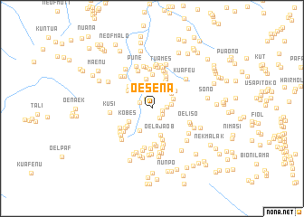 map of Oesena