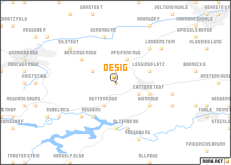 map of Oesig