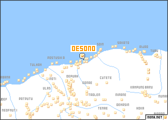 map of Oesono