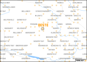 map of Oeste