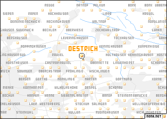 map of Oestrich