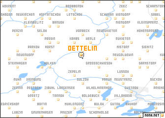 map of Oettelin