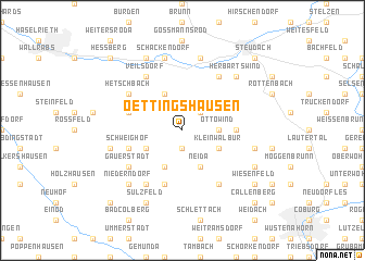 map of Oettingshausen
